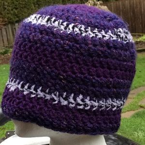 Beanie hat Deep Purple blends.  CB